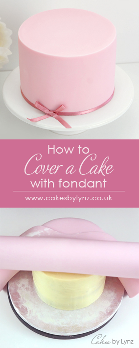 How to cover a cake with fondant