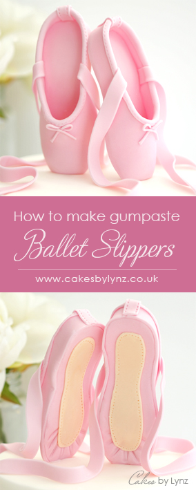 Gumpaste Ballet slippers tutorial