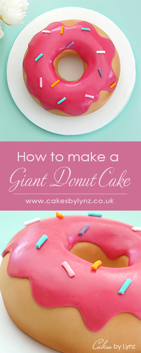 giant donut cake tutorial
