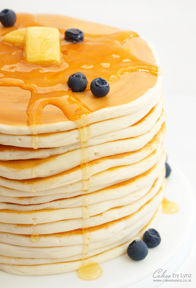 Pancakes cake tutorial
