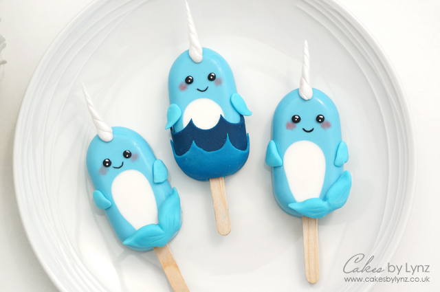 Narwhal Cakesicles tutorial