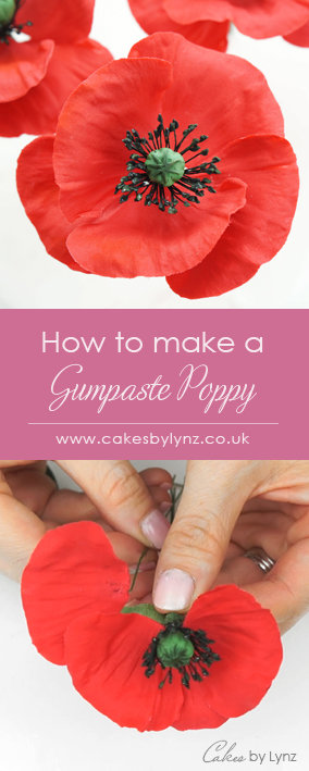 How to make gumpaste poppies