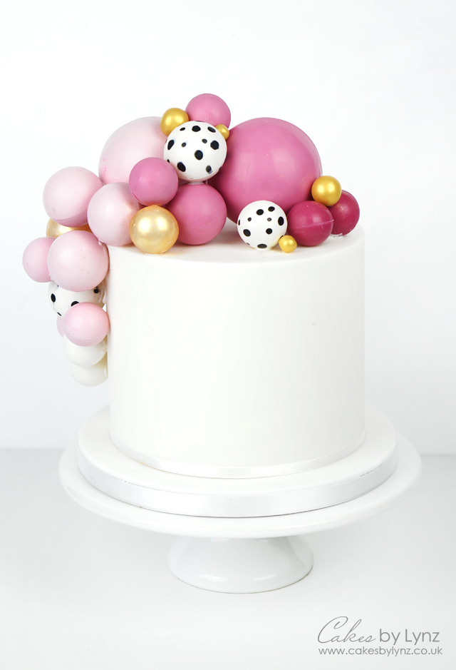 Chocolate Balls spheres cake tutorial