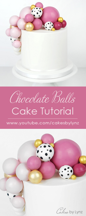 Chocolate Balls / spheres Cake tutorial