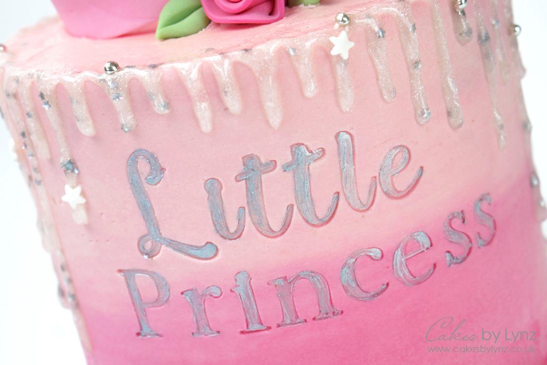 Little Princess GLitter drip cake