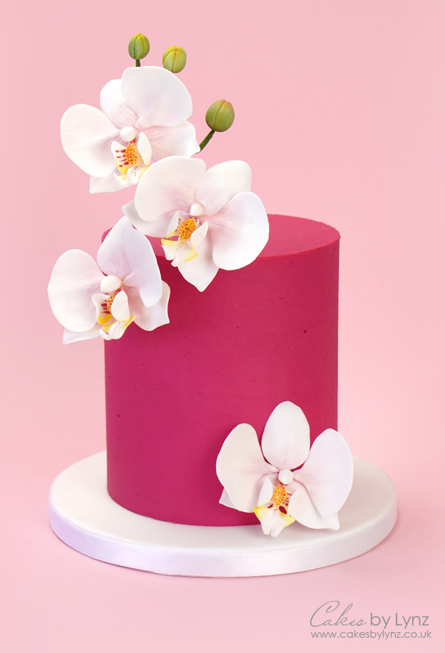 How to make gumpaste sugar orchids for your cakes