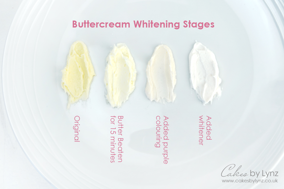 how to make your buttercream white 1