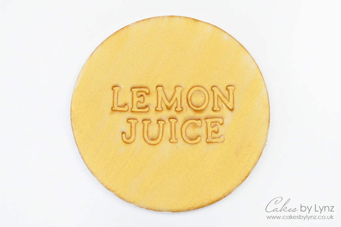 How to make edible paint - lemon juice