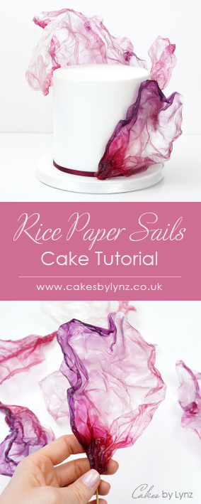 Rice paper Sails cake Tutorial
