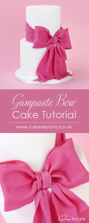 gumpaste bow cake tutorial