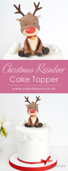 reindeer cake topper tutorial 1
